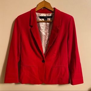 Red blazer